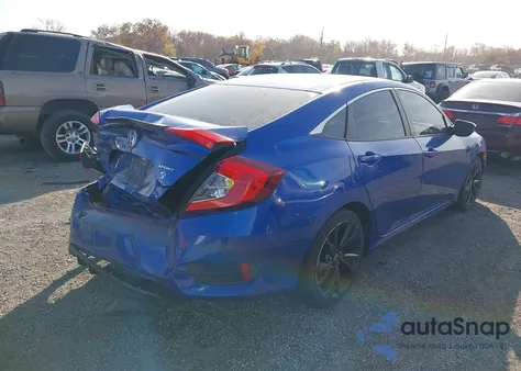2019 Honda Civic Sport from USA, damaged, VIN 2HGFC2F82KH519352